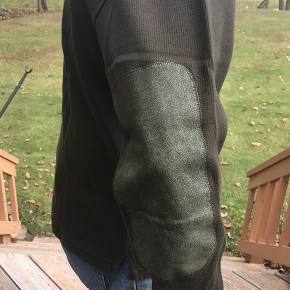 NWOT cotton and leather jersey L - Picture 3 of 6